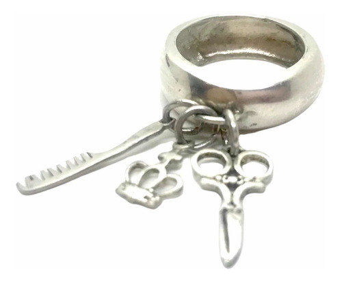 Anillo Con Dijes Colgados Peluquero/barbero