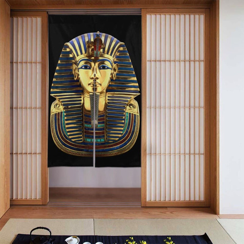 Vvghopoi Japon Noren Panel Cortina Rey Faraon Tutankamon Tut