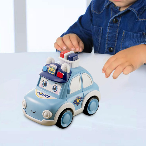 Press And Go-juguetes Educativos Para Coche De Policía