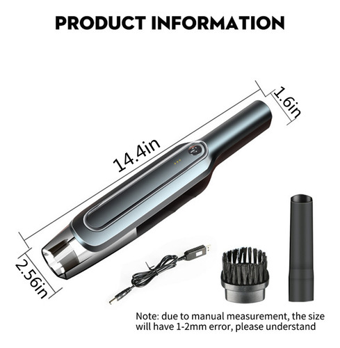 Aspirador De Coche Inalámbrico Portátil B Househo 301a