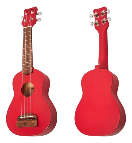 Ukelele Soprano Kohala Tiki Uke - Colores Amarillo Azul Rojo