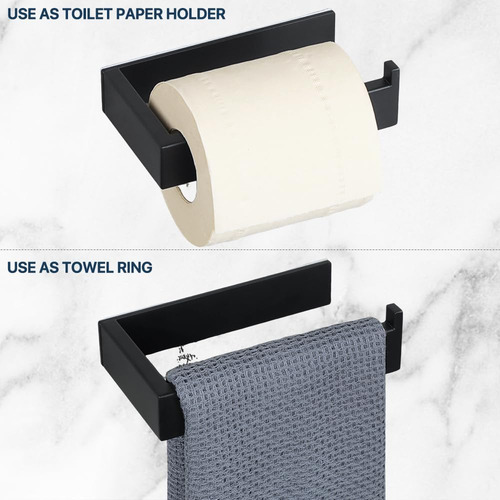Soporte De Pared De Papel Higiénico Autohesivo De Sayayo, Pa