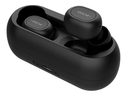 Fone de ouvido sem fio QCY T1 preto