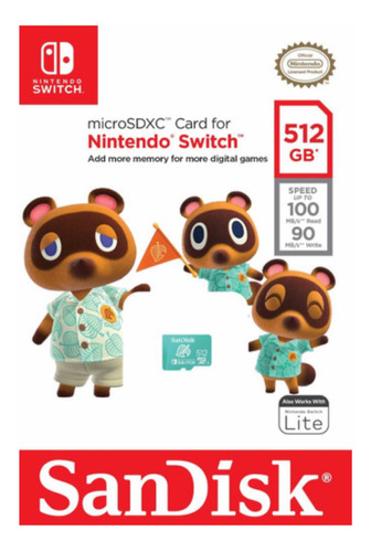 Memoria Microsd Original De Nintendo Switch De 512 Gb Oled