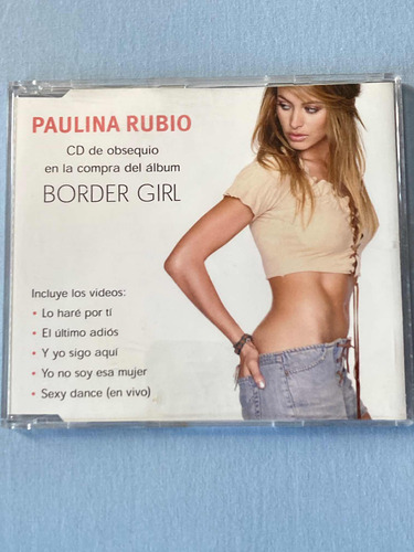 Paulina Rubio / Border Girl Enhanced Cd Promo 2002 Impecable
