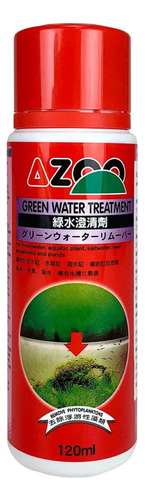Removedor De Alga Verde Green Water Azoo 120ml Estanques