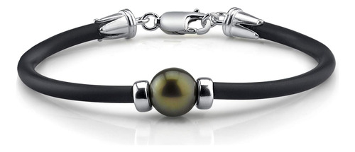 Pulsera De Perlas De The Pearl Source Perla De Tahití Negra 