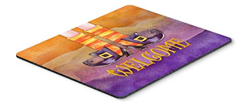 Halloween Bienvenidos Brujas Pies Mouse Pad, Hot Pad O Trive