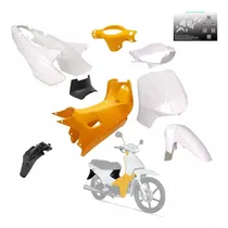 Comprar Kit Plasticos Motomel Blitz 110 11 Piezas Premium Blanco