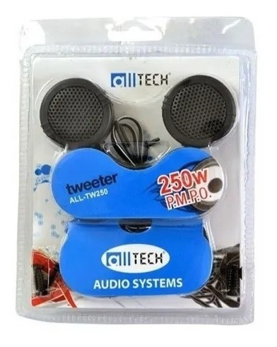 Par De Mini Tweeter Technoise 600 Watts Para Porta / Coluna