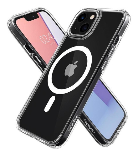 Imagem 4 de 8 de Capa Spigen Ultra Hybrid Magsafe White Para iPhone 13 6.1