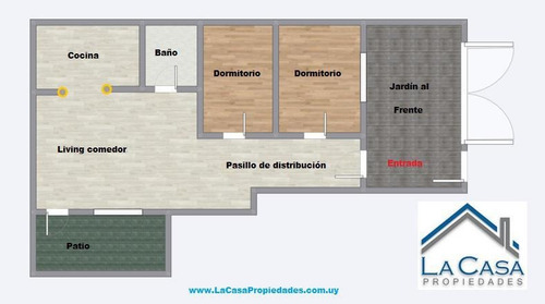 Imagen 2 de 19 de Casa De 2 Dormitorios En Buceo. Jardín , Patio Y Cochera.