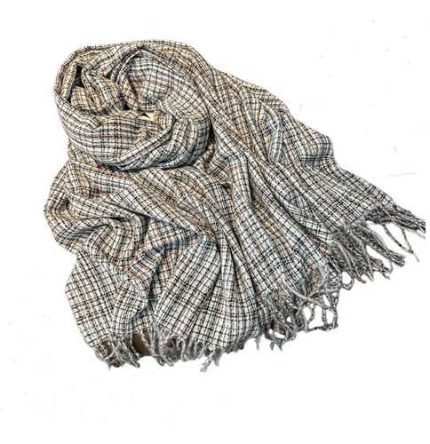 Bufanda Shanell Arden Chal 200x65 Estilo Tweed Multicolor