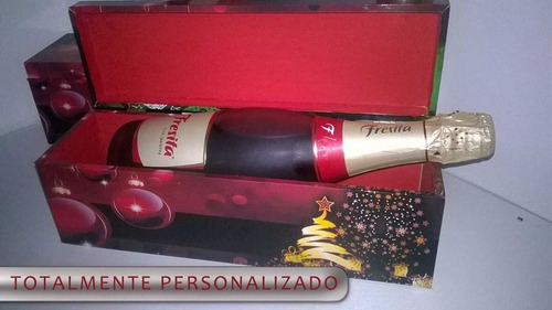 Imagen 3 de 10 de Fresita En Caja De Madera Personalizada Con Logo O Frase
