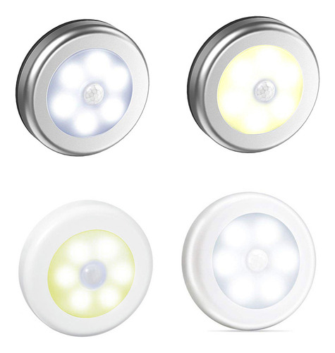 D Detector Inalámbrico De Luz Nocturna Led Con Sensor De