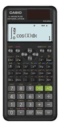 Calculadora científica Casio 417 Functions FX991esplus-2S4dt, color negro