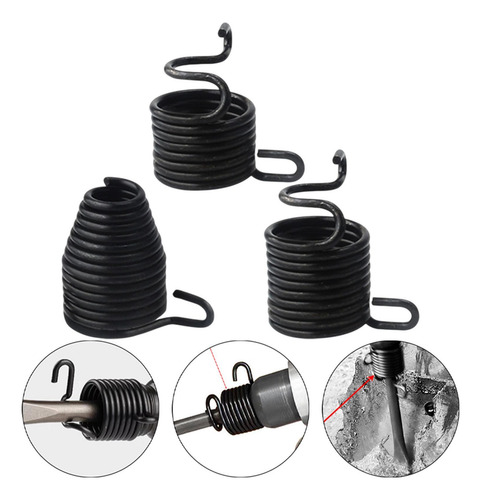 3pcs Retenedor De Cincel Spring 150/190/250 Portátil