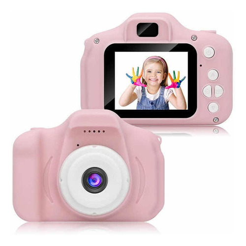 Cámara Digital Recargable Para Niños Incluye Video Juegos