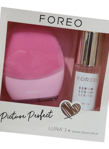 Foreo Luna 3 Picture Perfect + Serum 30ml Limpeza Facial Todo Tipo De Pele Dia/noite
