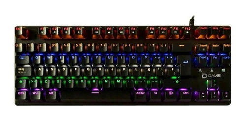 Imagen 3 de 5 de Teclado Mecanico Retroiluminado 6 Colores 88 Teclas