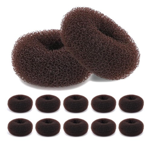 Hofason Donas Para Hacer Monos Para El Cabello, 12 Unidades,