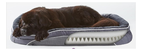 Cama Ortopedica Para Perro De Raza Grande Transpirable Verde