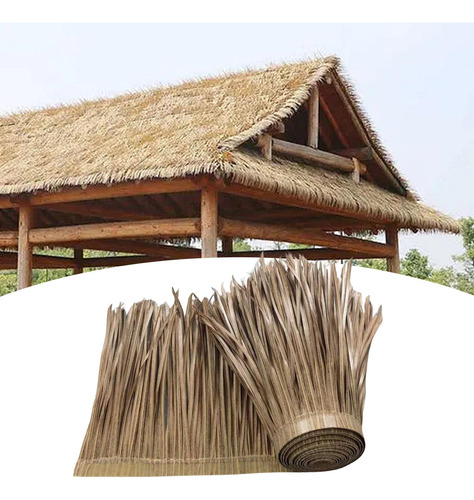 Rollo De Paja Con Forma De Palma, Práctico, De 20 Cm De Alto