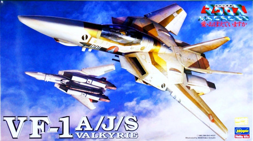 Macross Robotech Vf-1a/j/s Avion Valkyrie Hasegawa 1/72 Kit