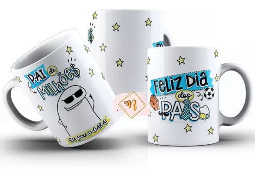 Caneca Frases que Pai Fala Bento Flork Feliz Dia Dos Pais