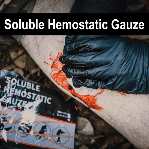 Kit Tactico Medico Control Hemorragias Vendaje Hemostatico
