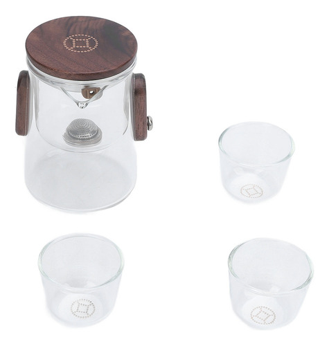 Tetera De Vidrio Con Separación De Agua Enchanted.