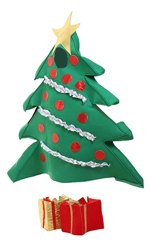 Disfraz De Árbol De Navidad Cosplay Presente Cubrezapatos