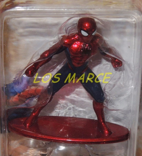 Spiderman Hombre Araña Figura De Metal De 4cm Jada