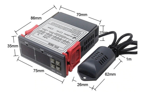 Termostato Digital 110v Incubadora, Humedad Y Temperatura (Usado)