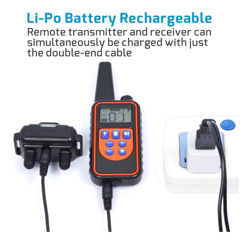 Imagen 2 de 9 de Collar Entrenador Electrico Perros Adiestramiento + Regalo