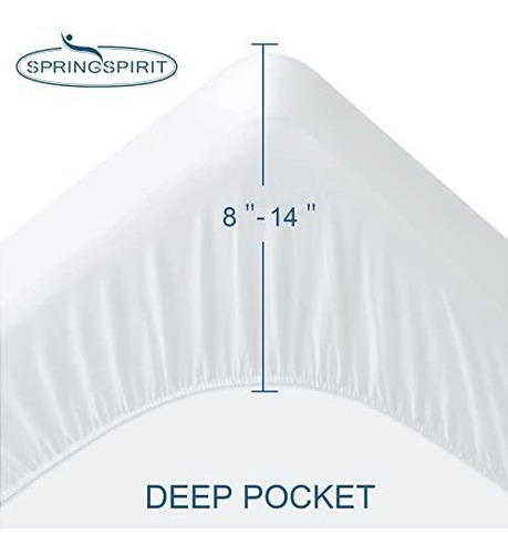 Protector De Colchón Impermeable Springspirit Twin Xl,