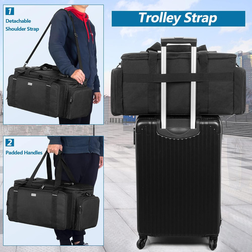 Bolsa De Viagem Para Dj, Mala De Viagem Para Dj Com Cabo ...