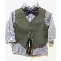 Comprar Ropa De Bebes Conjunto De Chaleco Pantalón Y Camisa.