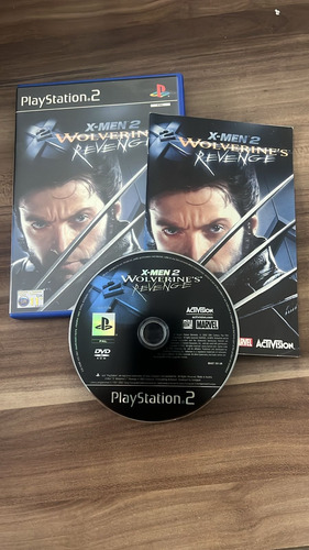 Jogo X-men Wolverine Revenge Ps2 Original Europeu Pal Usado