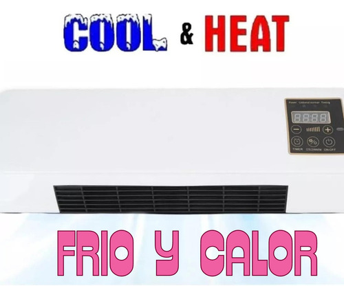 Calefactor Calentador De Aire Electrico Con Control De Pared