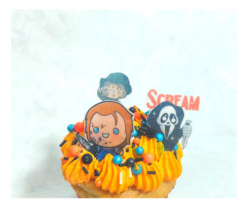 Kit Granillo Comestible Halloween Dia De Muertos Colores