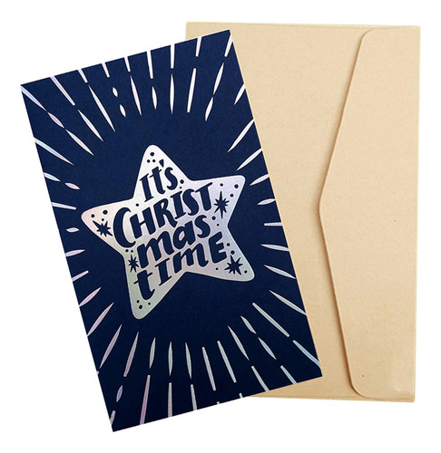 Tarjeta De Navidad, Tarjeta De Felicitación Estilo D