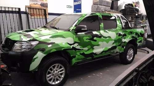 Ploteo Grafica Vehicular Camuflado