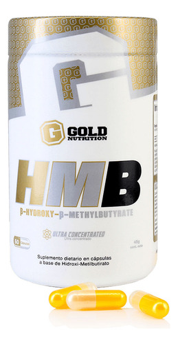 Gold Nutrition Combo Creatina X300gr + Glutamina X225gr + Hmb X60 Caps + Shaker
