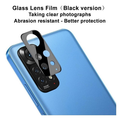 Imagen 3 de 6 de Xiaomi Redmi Note 11 4g Lámina Protectora Cámara