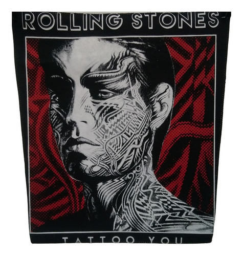 Rolling Stones Espaldera Tattoo U Standard Para Coser Square