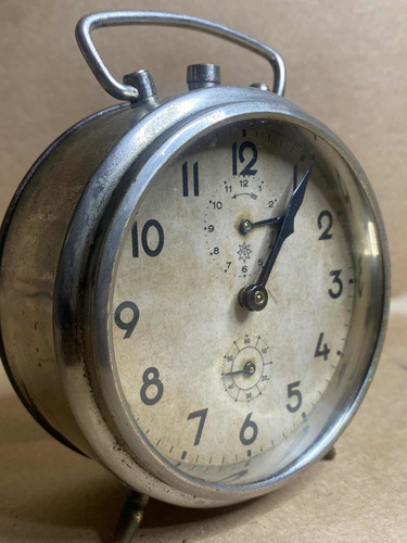 Relógio Mesa Antigo Corsa Junghans Alemao German Despertador