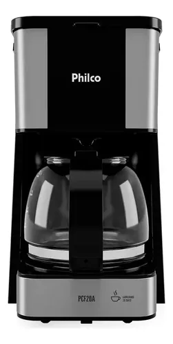 Cafeteira Pcf20a Sistema Corta Pingos Base Aquecedora Philco ​Preto E Prata 110v