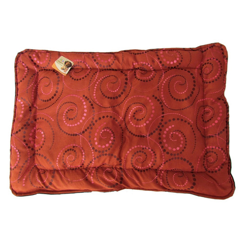 Tapete Cama Perro Arabesque Cobre Espiral Mediano 95x65cm