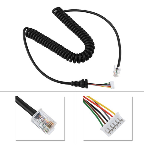 Cable De Micrófono Para Bocina De Coche Yaesu Mh-48a6j Mh-